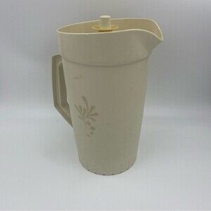 Vintage Tupperware Harvest Gold Pitcher